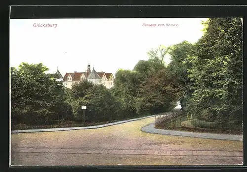 AK Glücksburg, Eingang zum Schloss