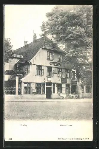 AK Eutin, Blick zum Voss-Haus
