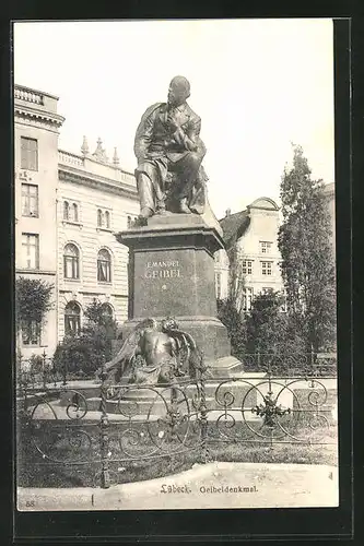 AK Lübeck, Geibeldenkmal