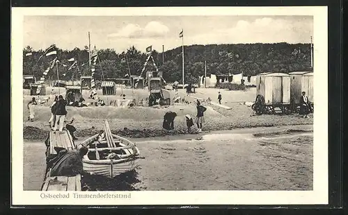 AK Ostseebad Timmendorferstrand, Blick zum Strand