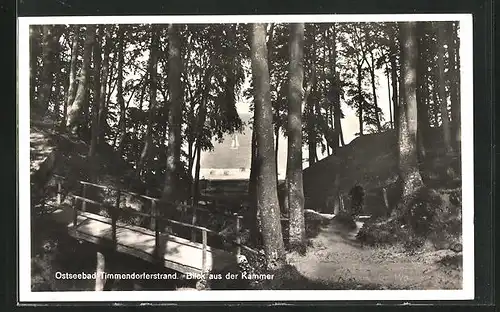 AK Ostseebad Timmendorferstrand, Blick aus der Kammer