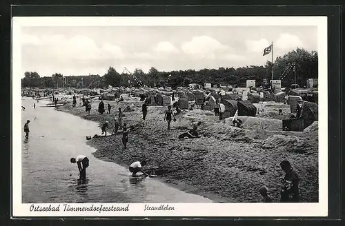 AK Ostseebad Timmendorferstrand, Strandleben