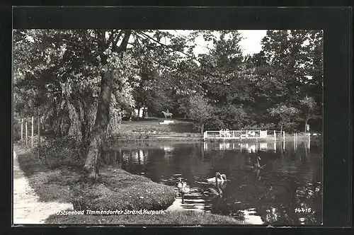 AK Ostseebad Timmendorferstrand, Teich im Kurpark