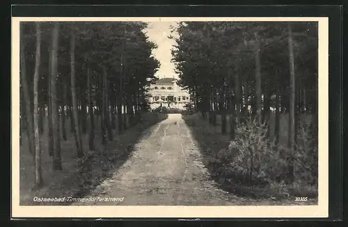 AK Ostseebad Timmendorferstrand, Weg zum Kurhotel