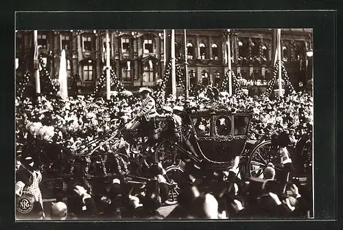 AK Berlin, Einholung der Kronprinzessin Cecilie am 3. Juni 1905