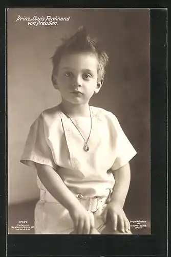 AK Prinz Louis Ferdinand von Preussen, Kinderbild