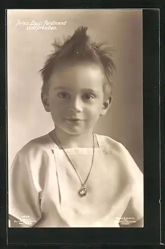 AK Prinz Louis Ferdinand von Preussen, Kinderbild