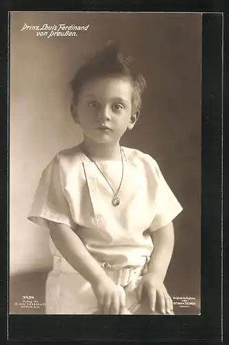 AK Prinz Louis Ferdinand von Preussen, Kinderbild