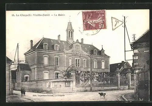 AK La Chapelle-Vieille-Foret, La Mairie