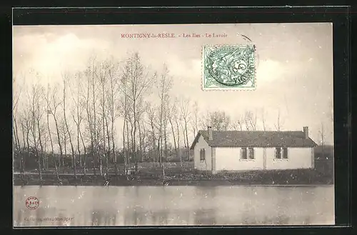 AK Montigny-la-Resle, Les Iles - Le Lavoir