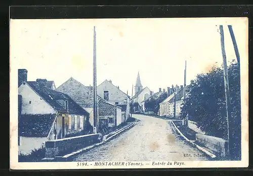 AK Montacher, Entrèe du Pays, Strassenpartie