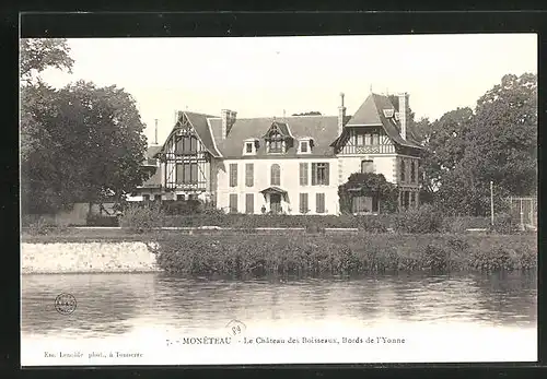 AK Monèteau, Le Chateau des Boisseaux, Bords de l`Yonne