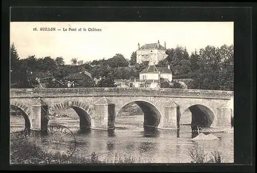 AK Guillon, Le Pont et le Chateau