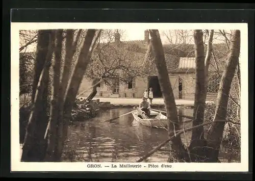 AK Gron, La Mailloterie - Pièce d`eau