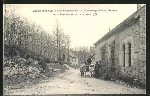 AK La Pierre-qui-Vire, Monastère de Sainte-Marie, Restaurant