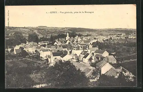 AK Givry, Vue gènèrale, prise de la Montagne