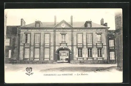 AK Thorigny-sur-Oreuse, La Mairie