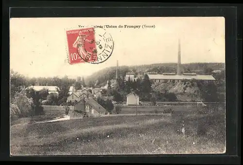 AK Lézinnes, Vue gènèrale de l`Usine Frangey