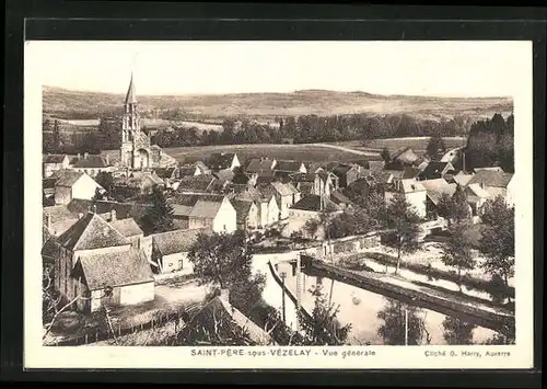 AK Saint-Pere-sous-Vezelay, Vue gènèrale