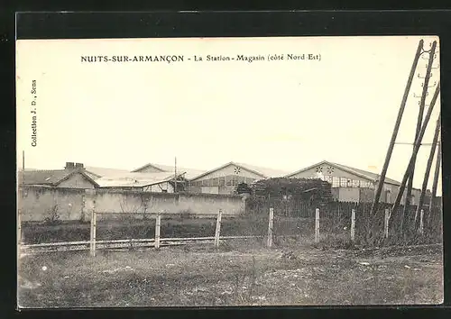 AK Nuits-sur-Armancon, La Station-Magasin