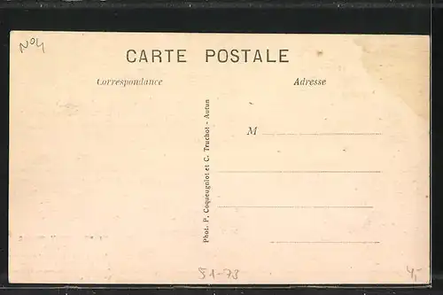 AK Burgund / Bourgogne, Noce Morvandelle, Le Repas