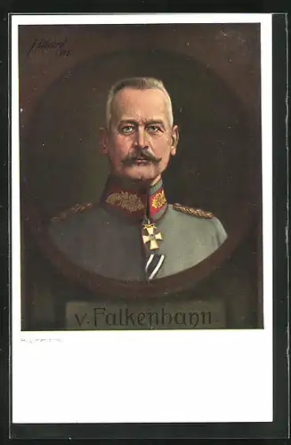 AK Heerführer v. Falkenhayn in Uniform