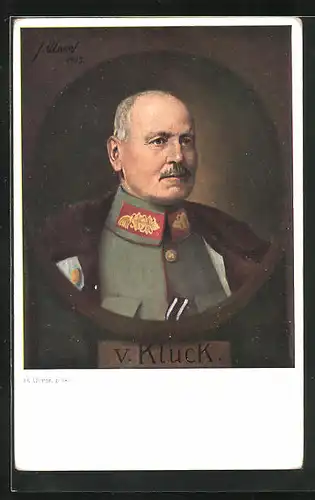 AK Heerführer v. Kluck in Uniform