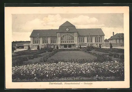 AK Darmstadt, Hauptbahnhof, Anlagen der Ostseite