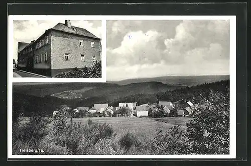 AK Treisberg / Taunus, Pension E. Sachs-Habig, Gesamtansicht