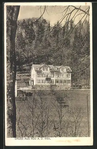 AK Rod an der Weil / Taunus, Hotel Haus Waldlust