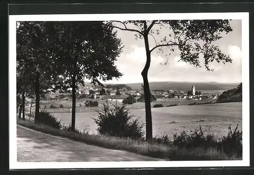 AK Usingen / Taunus, Panoramablick zum Ort