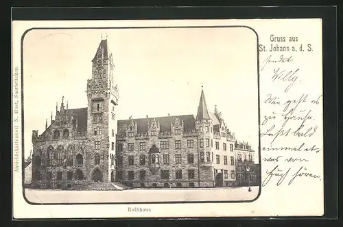 AK St. Johann / Saale, Rathaus