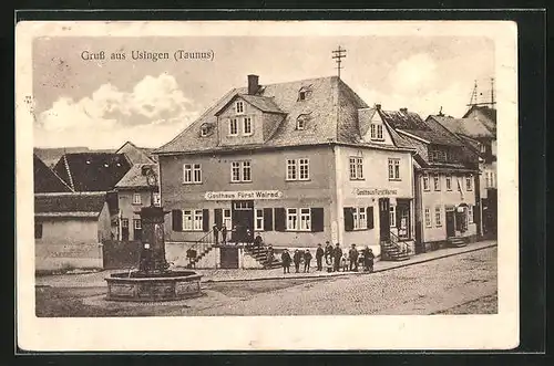 AK Usingen / Taunus, Gasthaus Fürst Walrad