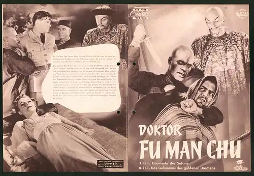 Filmprogramm DNF, Doktor Fu Man Chu, Henry Brandon, William Royle, Robert Kellard, Regie William Witney