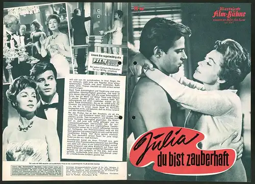 Filmprogramm IFB Nr. 6223, Julia du bist zauberhaft, Lilli Palmer, Charles Boyer, Thomas Fritsch, Regie Alfred Weidenman