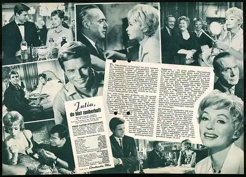 Filmprogramm IFB Nr. 6223, Julia du bist zauberhaft, Lilli Palmer, Charles Boyer, Thomas Fritsch, Regie Alfred Weidenman