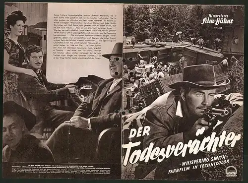 Filmprogramm IFB Nr. 784, Der Todesverächter, Alan Ladd, Robert Preston, Fay Holden, Regie Leslie Fenton