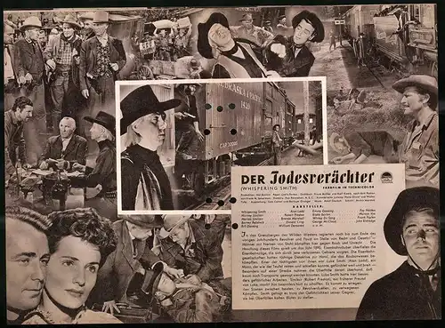 Filmprogramm IFB Nr. 784, Der Todesverächter, Alan Ladd, Robert Preston, Fay Holden, Regie Leslie Fenton