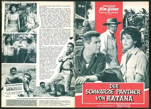 Filmprogramm IFB Nr. 6430, Der schwarze Panther von Ratana, Marianne Koch, Heinz Drache, Regie Jürgen Roland