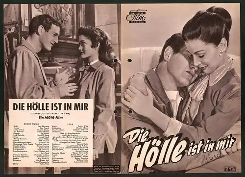 Filmprogramm DNF, Die Hölle ist in mir, Paul Newman, Pier Angeli, Sal Mineo, Regie Robert Wise