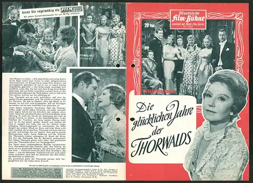 Filmprogramm IFB Nr. 6310, Die glücklisten Jahre der Thorwalds, Johanna Matz, Brigitte Grothum, Regie John B. Priestley