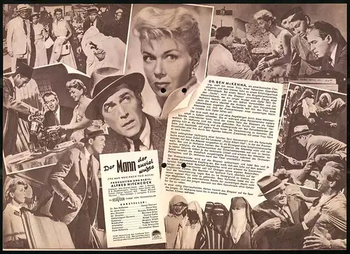 Filmprogramm IFB Nr. 3476, Der Mann der zuviel wusste, James Stewart, Doris Day, Daniel Gélin, Regie Alfred Hitchcock