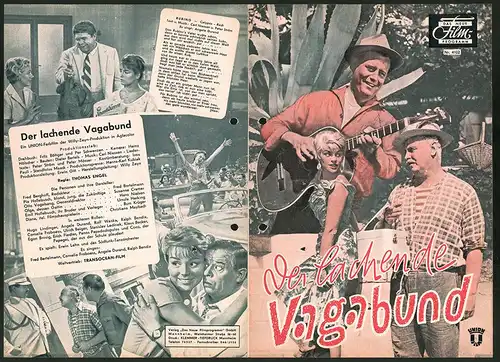 Filmprogramm DNF Nr. 4102, Der lachende Vagabund, Fred Bertelmann, Susanne Cramer, Hans Nielsen, Regie Thomas Engel