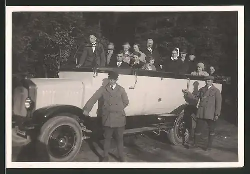 Fotografie Lastwagen - Autobus, Omnibus mit Verdeck