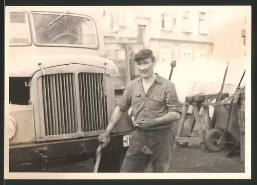 Fotografie Lastwagen Horch H4, Kraftfahrer & LKW in Berlin