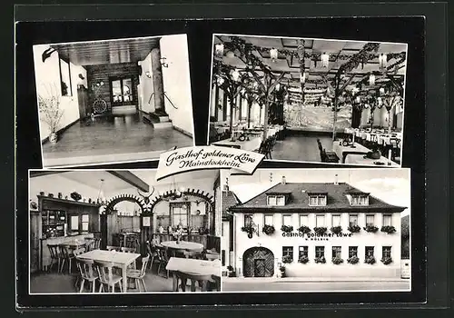 AK Mainstockheim, Gasthof goldener Löwe
