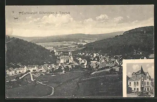 AK Schmitten /Taunus, Hotel Frankfurter Hof, Gesamtansicht