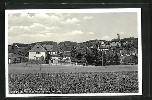 AK Neuhaus a. d. Pegnitz, Ortsansicht mit Posterholungsheim