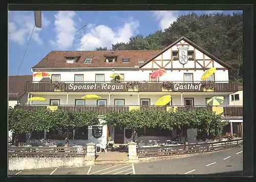 AK Heiligenstadt-Veilbronn /Fränkische Schweiz, Gasthof-Pension-Café Sponsel-Regus