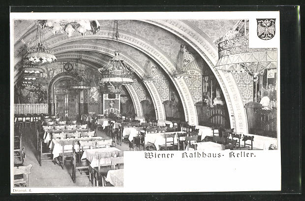 Ak Wien Gasthaus Rathaus Keller Ansichtskarten Günstig